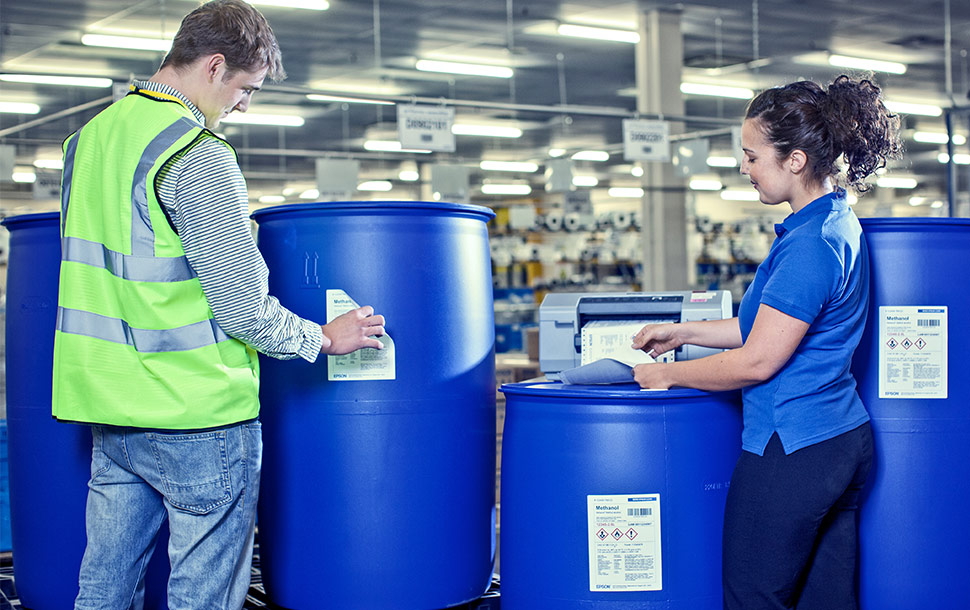 Etiquetas para productos químicos