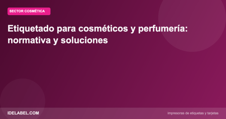 Etiquetado cosmeticos perfumeria impresión profesional