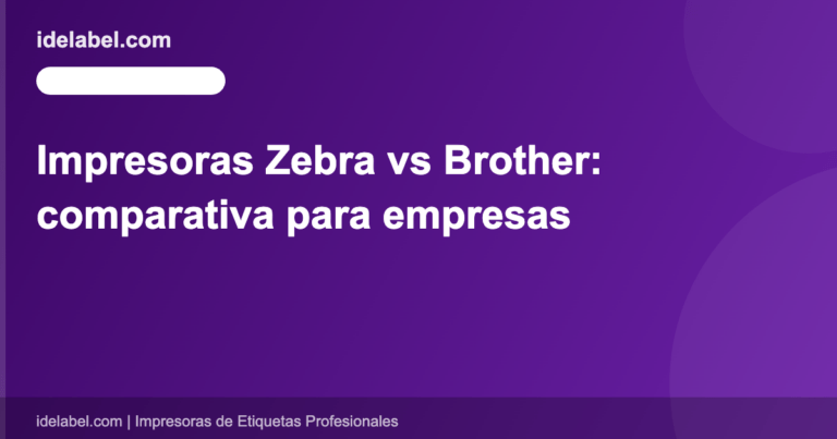 Impresoras Zebra vs Brother: comparativa para empresas