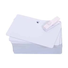 Tarjetas PVC Perforadas 100 ud.