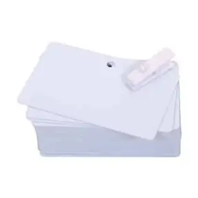 Pre punched cards
