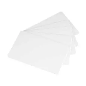 White pvc cards