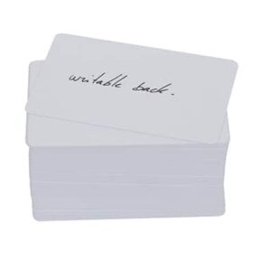 Tarjetas PVC Dorso Escribible 100 ud.