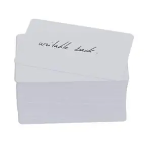 Writable back cards